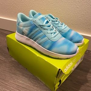 New Adidas Athletic Shoes Lite Racer Kids Size 5.5 Women’s Size 7.5 - 8 Blue